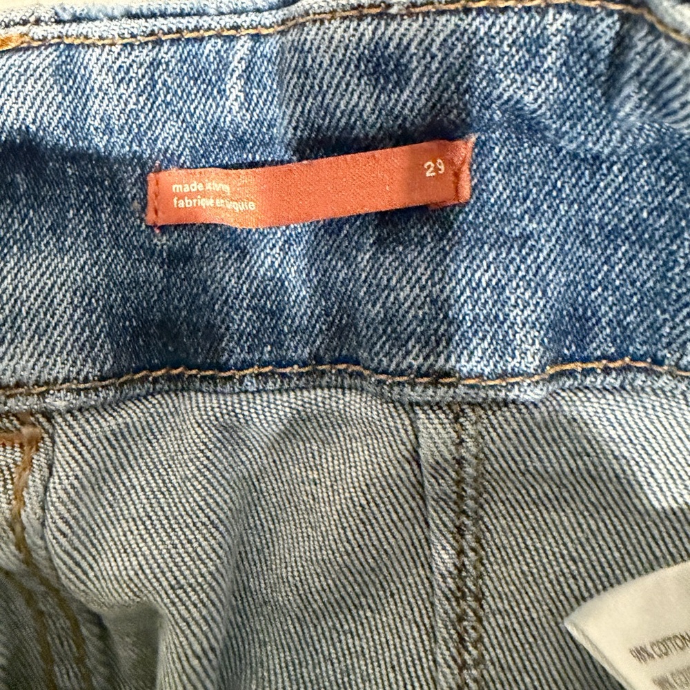Anthropologie Pilcro Skipper Wide Leg Crop Jeans High Rise 29 - Picture 9 of 12
